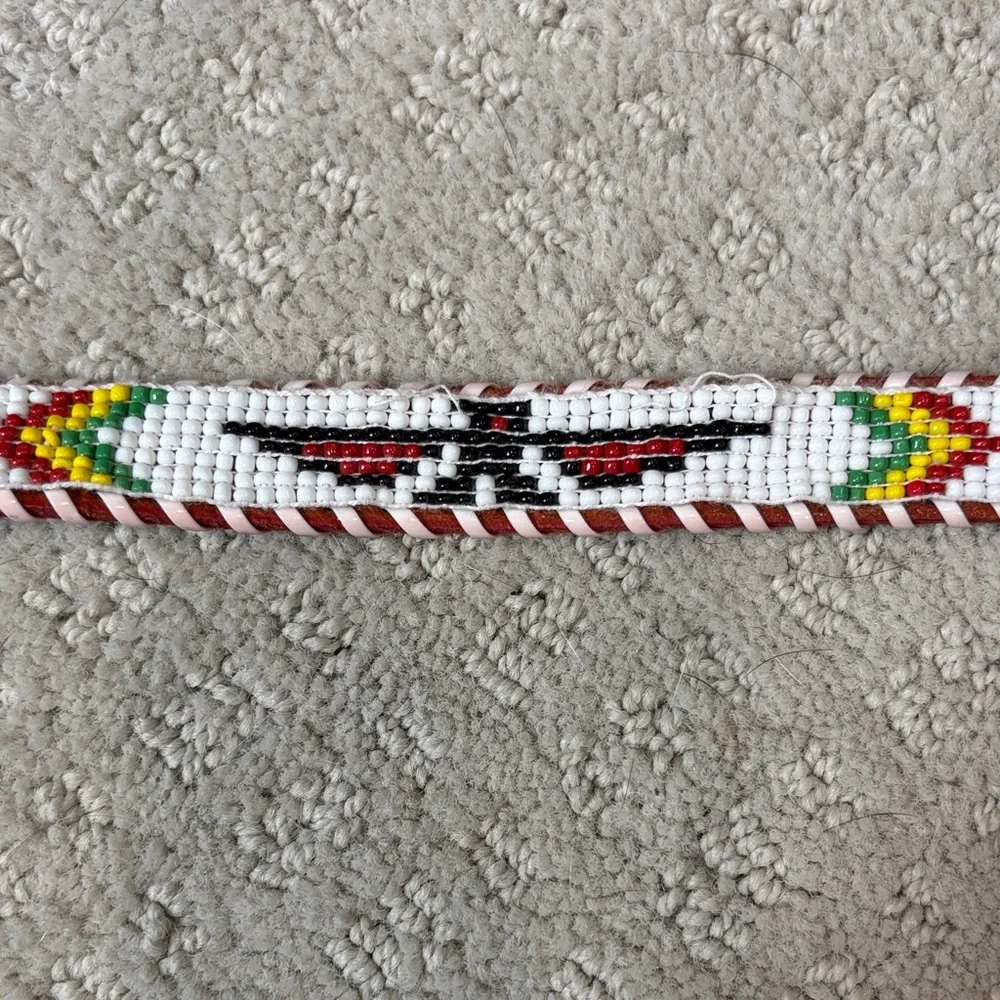 1980’s Vintage Child Thunderbird Beaded Belt